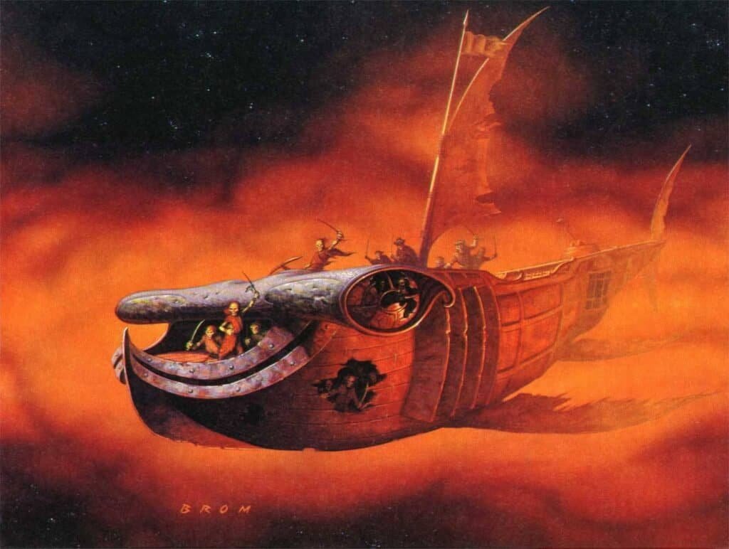 Сетинг Spelljammer для D&D дозволяє мандрувати космосом на магічних човнах
